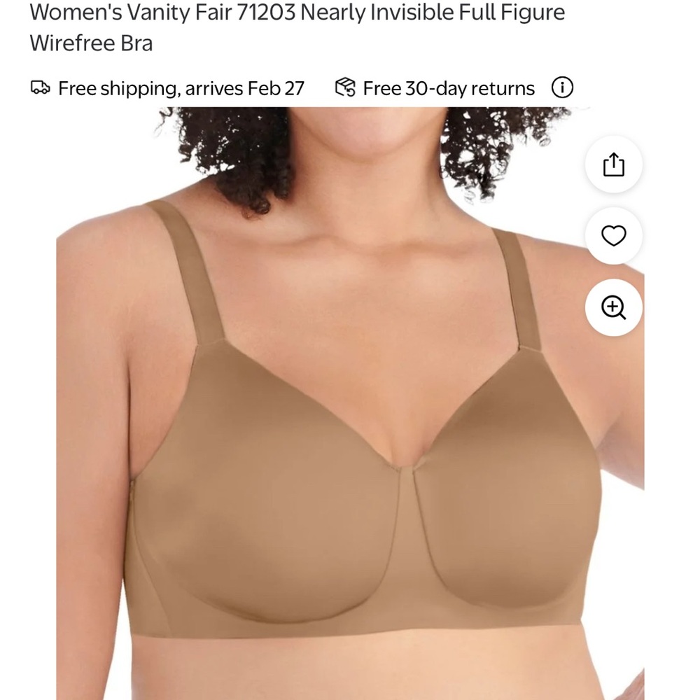 Vanity Fair Totally Tan Full-Coverage Bra with Molded Cups